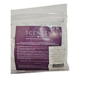 Scentsy Consultant 1 Package of 100 Pre-Cut Felt Wax Supplies Sample Making